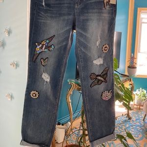 jeans, vintage America, size 8, blue